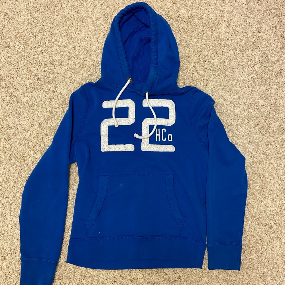 Men’s Large blue Hollister hoodie